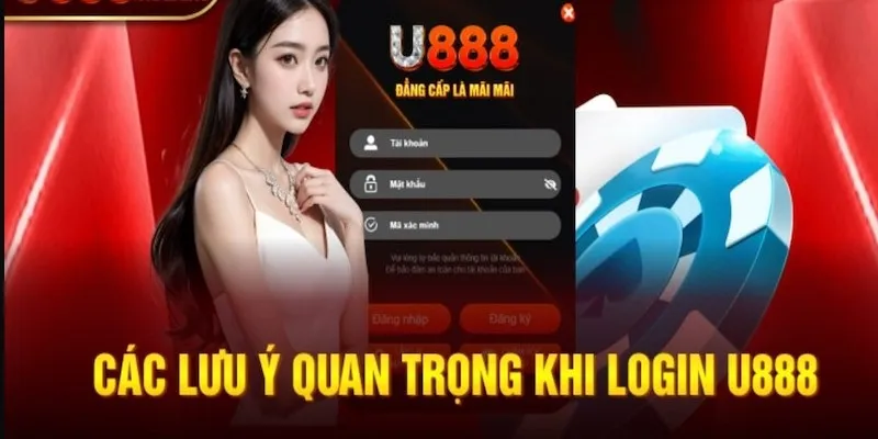 Lưu ý quan trọng để đăng nhập U888 thành công