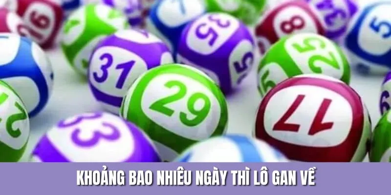 Khoảng bao nhiêu ngày thì lô gan về