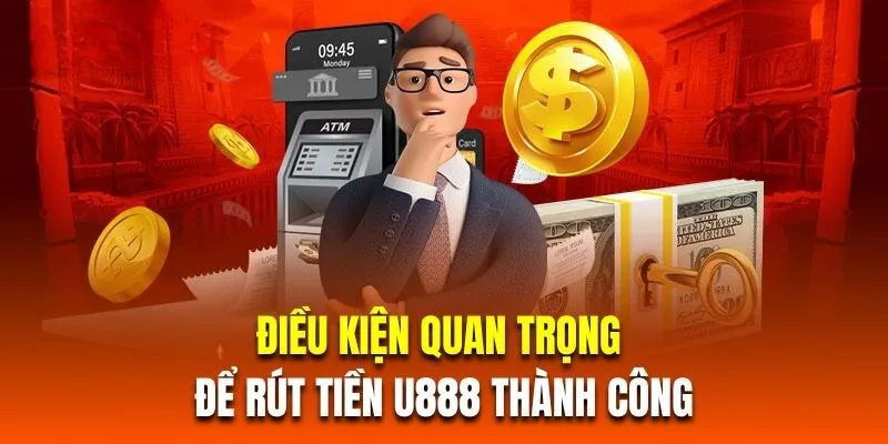 Điều kiện cần đáp ứng để có thể rút tiền U888 ngay